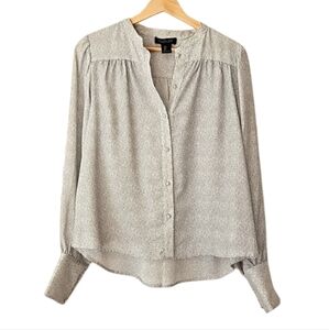 Rachel Zoe Button Up Polka-Dot Blouse